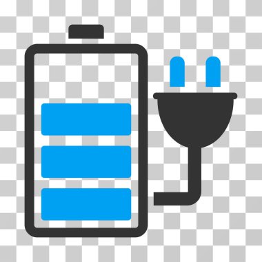 Şarj pil vektör simgesi