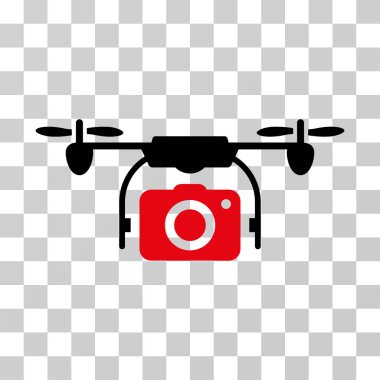 kamera drone vektör simgesi