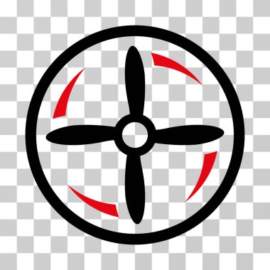 Drone vida döndürme vektör simgesi