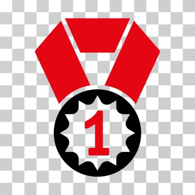 Birinci madalya vektör simgesi