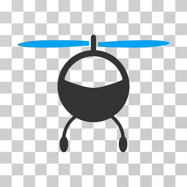 Helicopter Vector Icon — Stock Vector