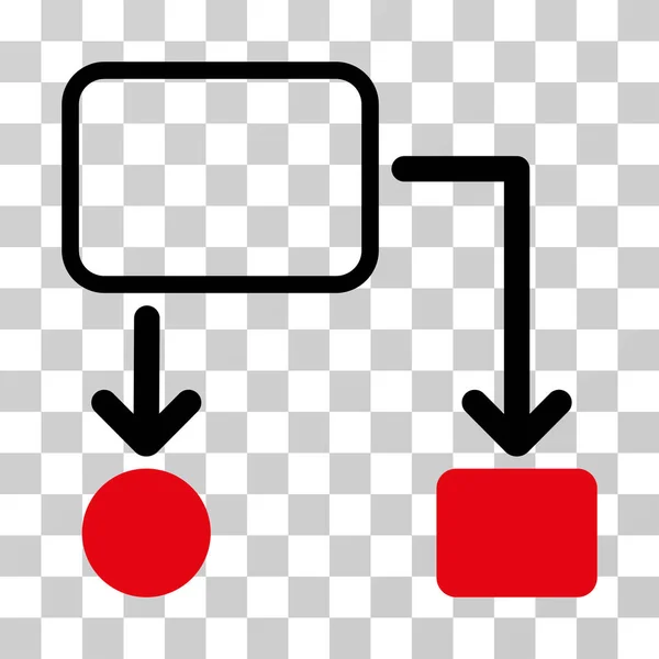 Блок-схема схема векторної Icon — стоковий вектор