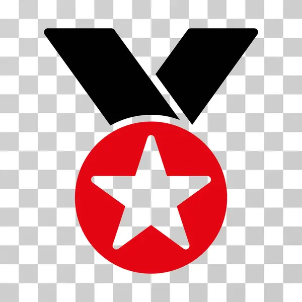 Estrella Medalla Vector Icono — Vector de stock