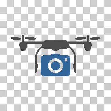 kamera drone vektör simgesi