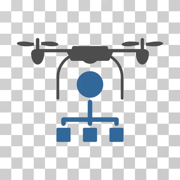 Drone Distribution vektor symbol — Stock vektor