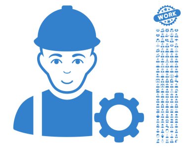 Bonus ile tamirci vektör simgesi