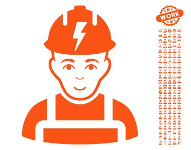 Elektrikçi vektör simge Bonus ile