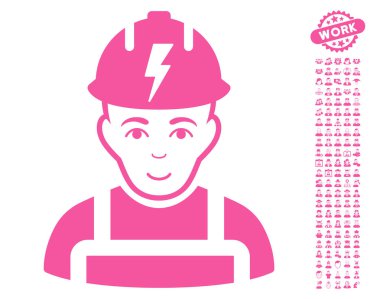 Elektrikçi vektör simge Bonus ile