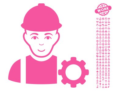 Bonus ile tamirci vektör simgesi