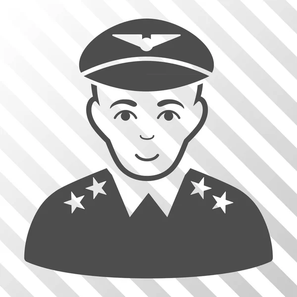 Oficer Pilot wektor ikona — Wektor stockowy