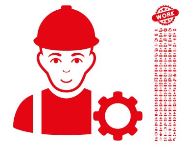 Bonus ile tamirci vektör simgesi