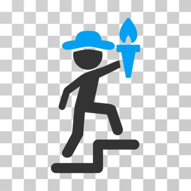 Beyefendi lideri vektör simgesi