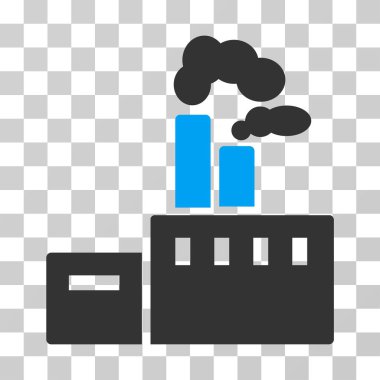 Sigara fabrikası vektör simgesi