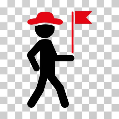 Beyefendi bayrak Kılavuzu vektör simgesi