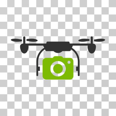 kamera drone vektör simgesi