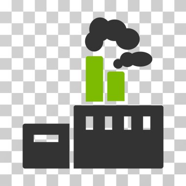 Sigara fabrikası vektör simgesi