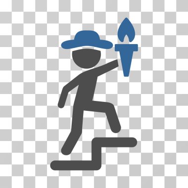 Beyefendi lideri vektör simgesi