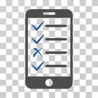 Mobil görevleri vektör simgesi