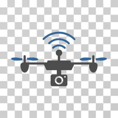 Radyo kamera Airdrone vektör simgesi