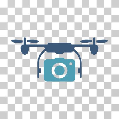 kamera drone vektör simgesi