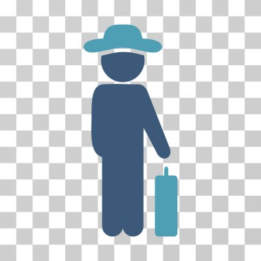 Beyefendi Bagaj vektör simgesi