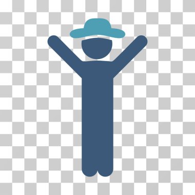 Mutlu beyefendi vektör simgesi