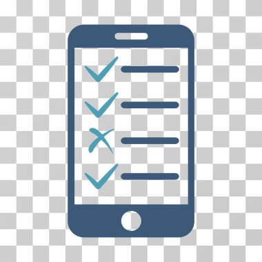 Mobil görevleri vektör simgesi