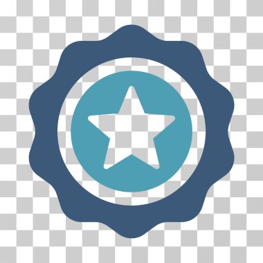 Ödül mühür vektör simgesi