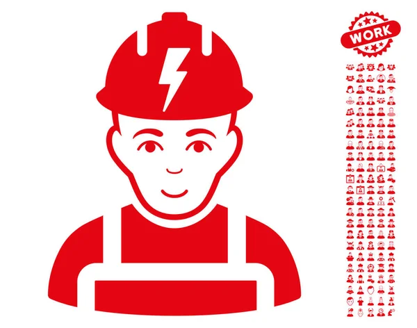 Elektrikçi vektör simge Bonus ile