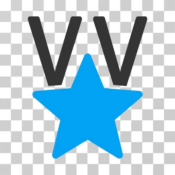Icona vettoriale Star Victory Award — Vettoriale Stock