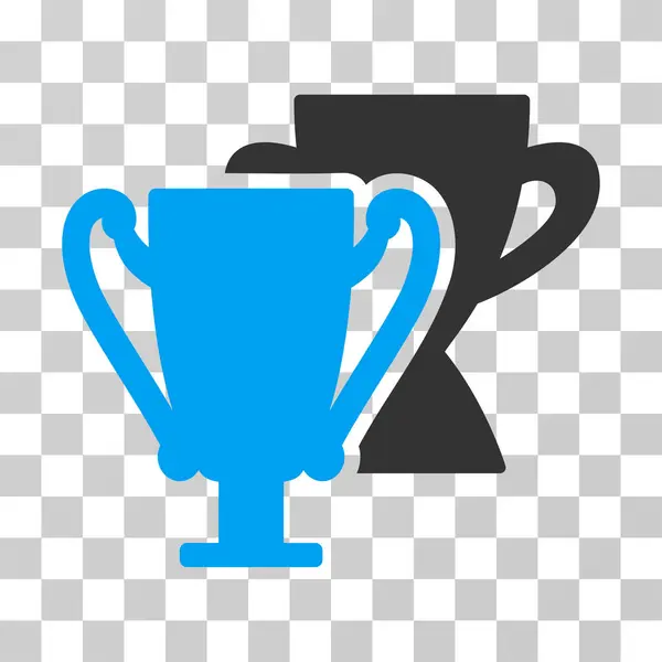 Trophy Cups Vector Icon — Stock Vector