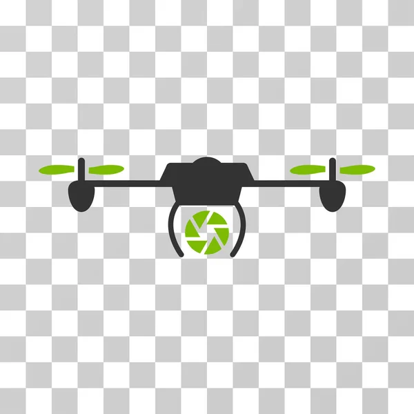 Icona vettoriale Airdrone spia otturatore — Vettoriale Stock