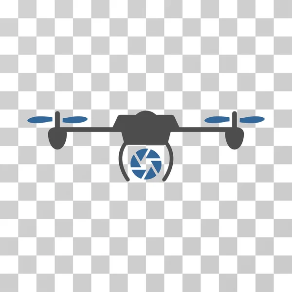 Icône vectorielle Airdrone espion obturateur — Image vectorielle