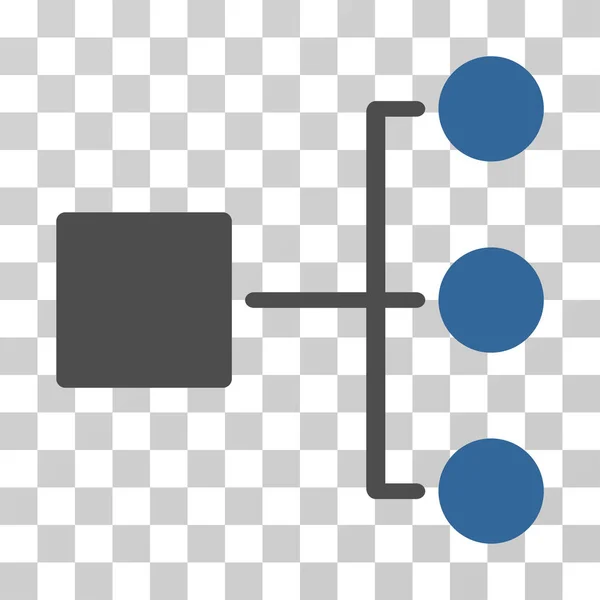 Struktura diagramu wektor ikona — Wektor stockowy