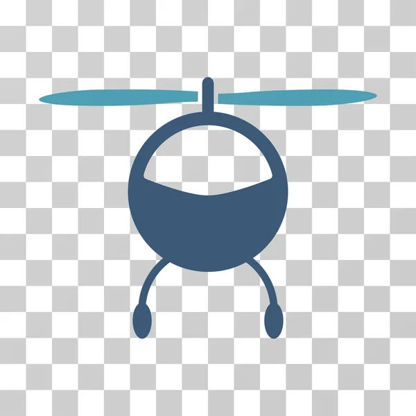 Helikopter vector pictogram — Stockvector