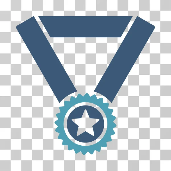 Ganador medalla vector icono — Vector de stock