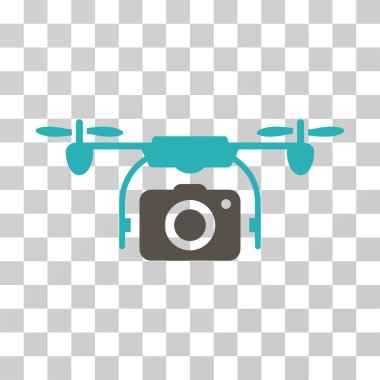 kamera drone vektör simgesi
