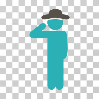 Beyefendi Selam vektör simgesi