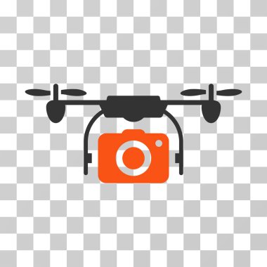 kamera drone vektör simgesi