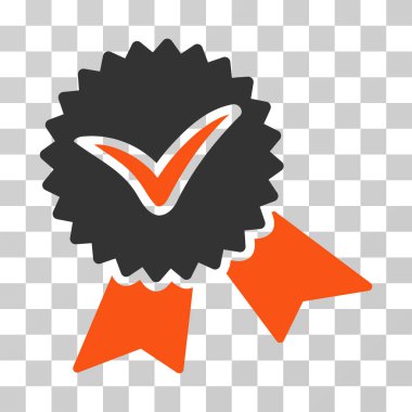 Doğrulama mühür vektör simgesi