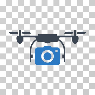 kamera drone vektör simgesi