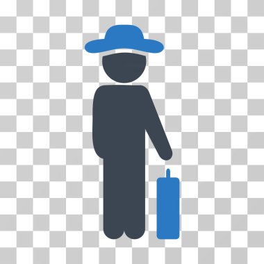 Beyefendi Bagaj vektör simgesi