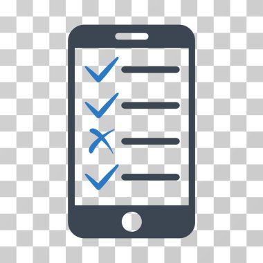 Mobil görevleri vektör simgesi