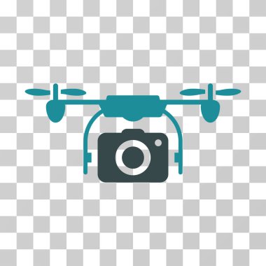 kamera drone vektör simgesi