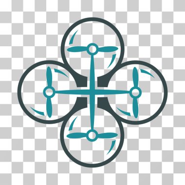 Drone vida vektör simgesi