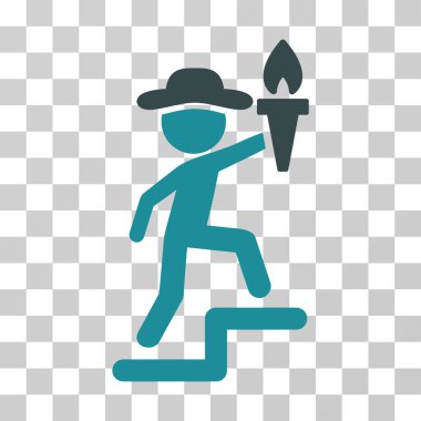 Beyefendi lideri vektör simgesi