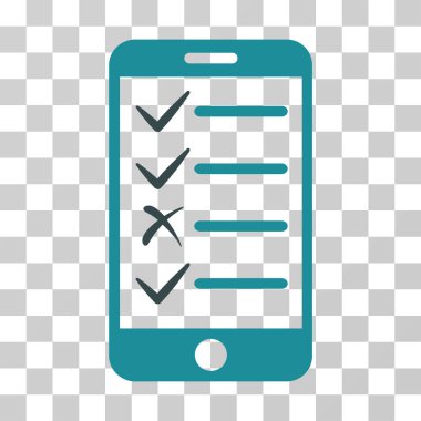 Mobil görevleri vektör simgesi