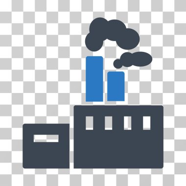 Sigara fabrikası vektör simgesi