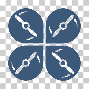 Airdrone vida döndürme vektör simgesi