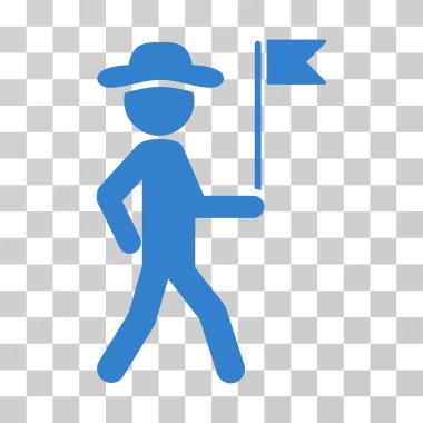 Beyefendi bayrak Kılavuzu vektör simgesi